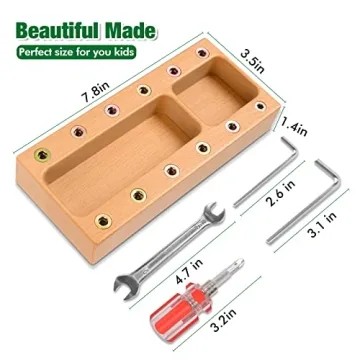 Sunix Montessori Screw Driver Board for Kids Educational Toy