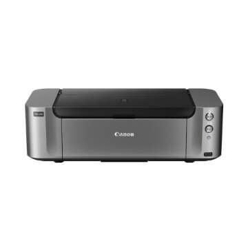 Canon Pixma Pro-100 Wireless Color Professional Inkjet Printer with Airprint and Mobile Device Print...