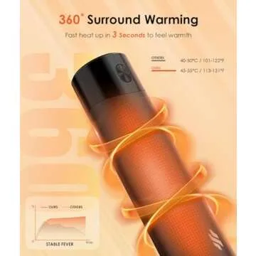 Wavmill Hand Warmers Rechargeable - 2 Pack 10400mAh Handwarmers - 360° Warming, 18Hrs Heating Pocke...