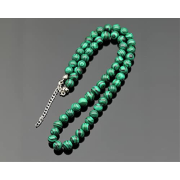 Natural Malachite Beaded Choker for Holistic Style