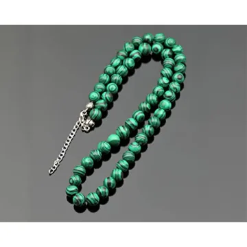 Natural Malachite Beaded Choker for Holistic Style
