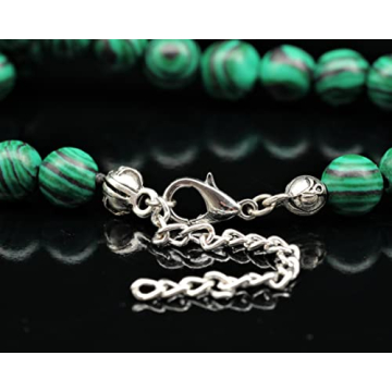 Natural Malachite Beaded Choker for Holistic Style