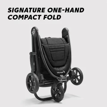 Baby Jogger City Mini GT2 All-Terrain, Lightweight Stroller with Forever Air Tires, One-Hand Fold, and All-Wheel Suspension, Pike Exclusive Includes Belly Bar, Leatherette Handlebar, & Premium Fabric