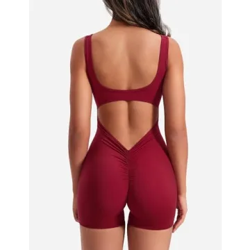 YEOREO Stylish Backless Workout Jumpsuit for Women