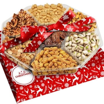 Christmas Nuts Gift Basket - Premium Vegan & Organic