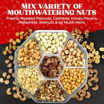 Christmas Nuts Gift Basket - Premium Vegan & Organic