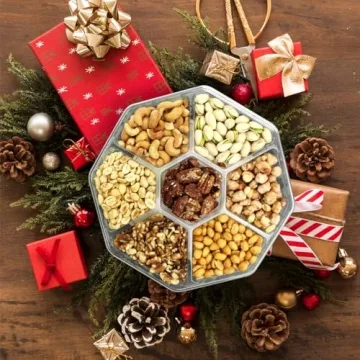 Christmas Nuts Gift Basket - Premium Vegan & Organic