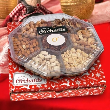 Christmas Nuts Gift Basket - Premium Vegan & Organic