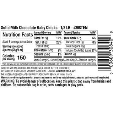 Madelaine 25 Milk Chocolate Baby Chicks - Easter Candy