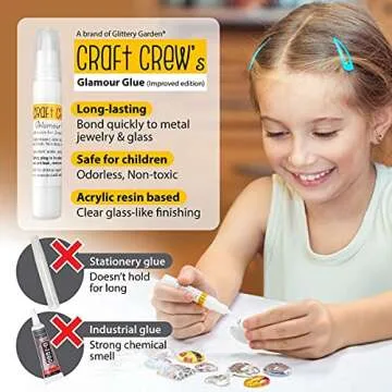 Girls Jewelry Making Kit. Best Necklace Pendant & Bracelet Crafting Set with Glass Beads & Charms. Fashion Accessories, Arts Crafts Supplies. Birthday Gift