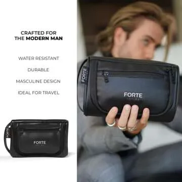 Dopp Kit for Men | Vegan Leather | Travel Toiletry Bag