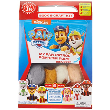 Engaging Klutz My PAW Patrol Pom-Pom Pups Jr. Craft Kit for Creative Fun