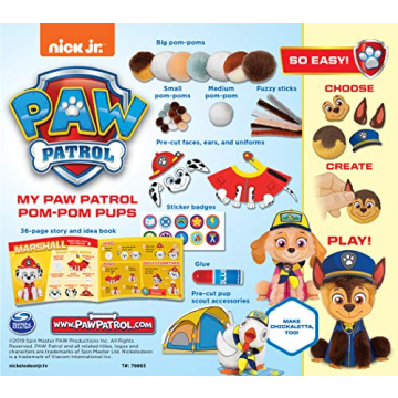 Creative Klutz My PAW Patrol Pom-Pom Pups Craft Kit