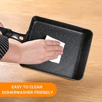 HAPPI STUDIO Tamagoyaki Pan - Nonstick Japanese Omelette Pan