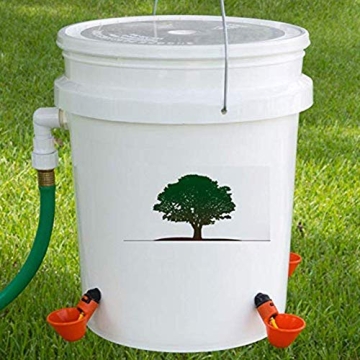 10pcs Chicken Waterer Easy Install Poultry Hydration Kit