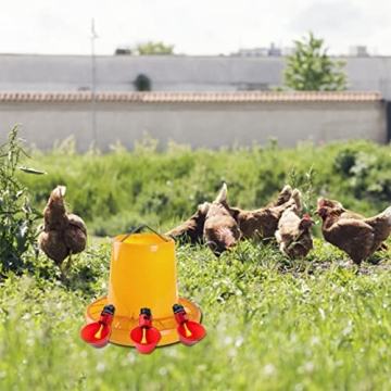 10pcs Chicken Waterer Easy Install Poultry Hydration Kit