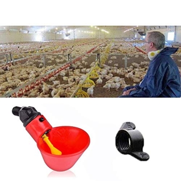 10pcs Chicken Waterer Easy Install Poultry Hydration Kit