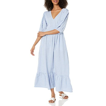 The Drop Women's Calie Puff Sleeve Maxi Dress - Summer Style