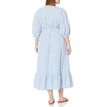 The Drop Women's Calie Puff Sleeve Maxi Dress - Summer Style