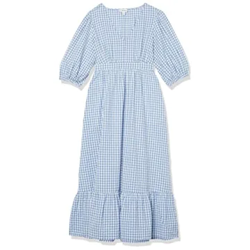 The Drop Women's Calie Puff Sleeve Maxi Dress - Summer Style