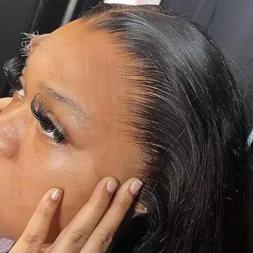 BEEOS 13x4 Full Frontal SKINLIKE Real HD Lace Wig Pre-Plucked, 0.10mm Ultra-thin HD Lace Vivid Clean Hairline Bleached Small Knots 180% Density Body Wave Full Cuticle Aligned Virgin Hair 20 Inch