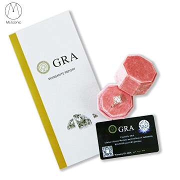 Stunning 2ct Moissanite Engagement Ring for Women