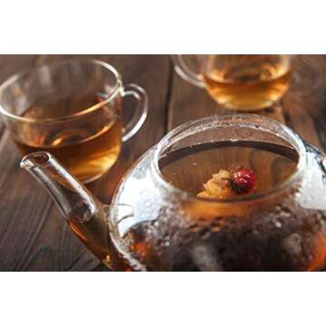 Large 16oz Glass Wide Mouth Coffee Mugs Set of 4 - Practical & Stylish