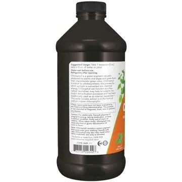NOW Foods Liquid Chlorophyll Mint Detox Supplement 16oz