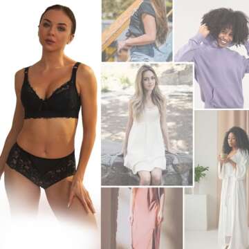 Cinvik Sexy High Waisted Lace Panties for Women