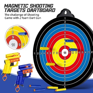 Magnetic Dart Board Game - Safe Fun for Kids Ages 5-12