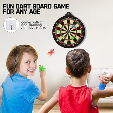 Magnetic Dart Board Game - Safe Fun for Kids Ages 5-12