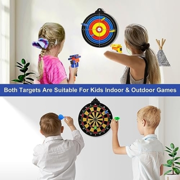 Magnetic Dart Board Game - Safe Fun for Kids Ages 5-12