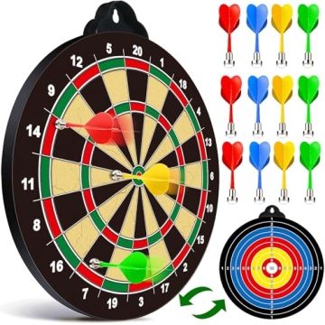 Magnetic Dart Board Game - Safe Fun for Kids Ages 5-12