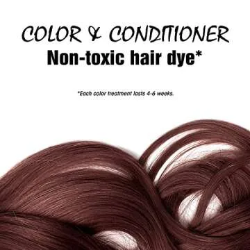 Light Mountain Henna Hair Color & Conditioner - Burgundy Hair Dye for Men/Women, Organic Henna Leaf ...