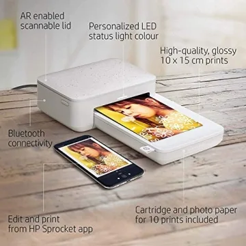 HP Sprocket Studio Printer for Vibrant 4x6 Photos