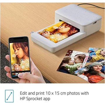 HP Sprocket Studio Printer for Vibrant 4x6 Photos
