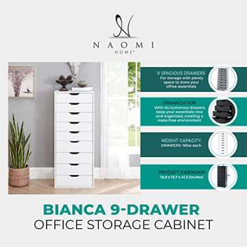 Naomi Home 9 Drawer Dresser - Stylish Storage Solution