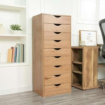 Naomi Home 9 Drawer Dresser - Stylish Storage Solution