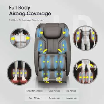 BOSSCARE Zero Gravity Massage Chair with Bluetooth