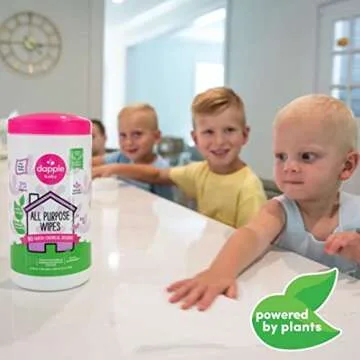 Dapple Baby All Purpose Wipes - Plant Based Lavender Wipes, 75 Count