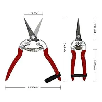 Sanung Pruning Shears Garden Tools Shears Lasting Sharp Labor-Saving for Trimming Plants Fruit Branc...