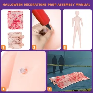Kendane Grave Dead Victim Prop for Halloween Decor