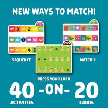 Chuckle & Roar - Matching + Match & More - Family Fun Puzzling and Gaming - On The Go Travel Fun - G...