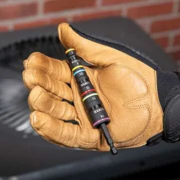 Klein Tools 6-in-1 Metric Impact Socket Set with 5-Inch Shaft