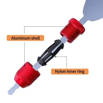 RUITOOL Drill Depth Stop for Drill Bits, Adjustable Drill Stop Applicable Drill Size Range 5/64"-3/16",15/64"-7/16", Aluminum Drill Bit Stop Collar Set for Woodworking Tools & Hand Tools, 2 Pcs