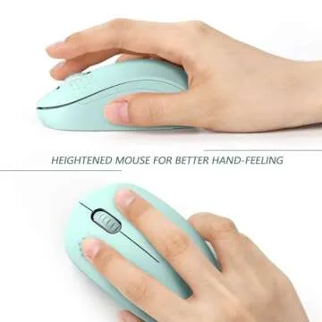 Seenda Wireless Mouse - Quiet 2.4G Portable Mice