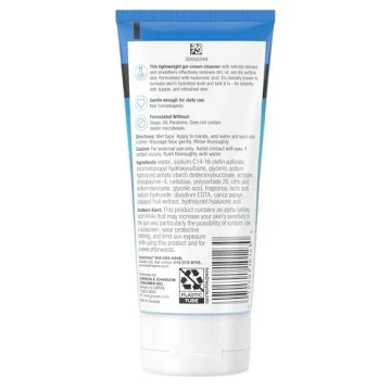 Hydrating Neutrogena Hydro Boost Daily Facial Cleanser 5 oz