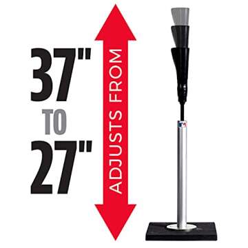 Franklin Sports Portable Batting Tee - Industrial Grade Adjustable Baseball and Softball Hitting Tee...