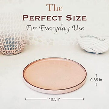 Mora Ceramic Dinner Plates Set of 6 - Durable and Stylish