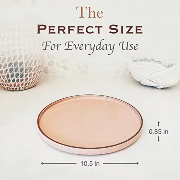 Mora Ceramic Dinner Plates Set of 6 - Durable and Stylish